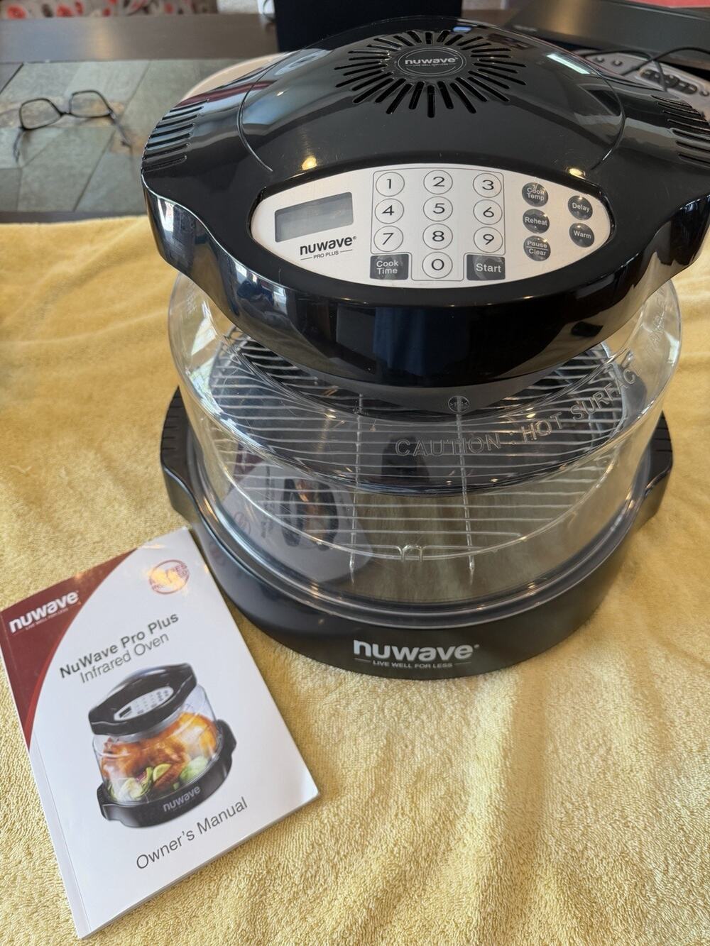 NuWave 20631 Infrared Pro Plus Oven Black Cooking System - Tested - Works Great!